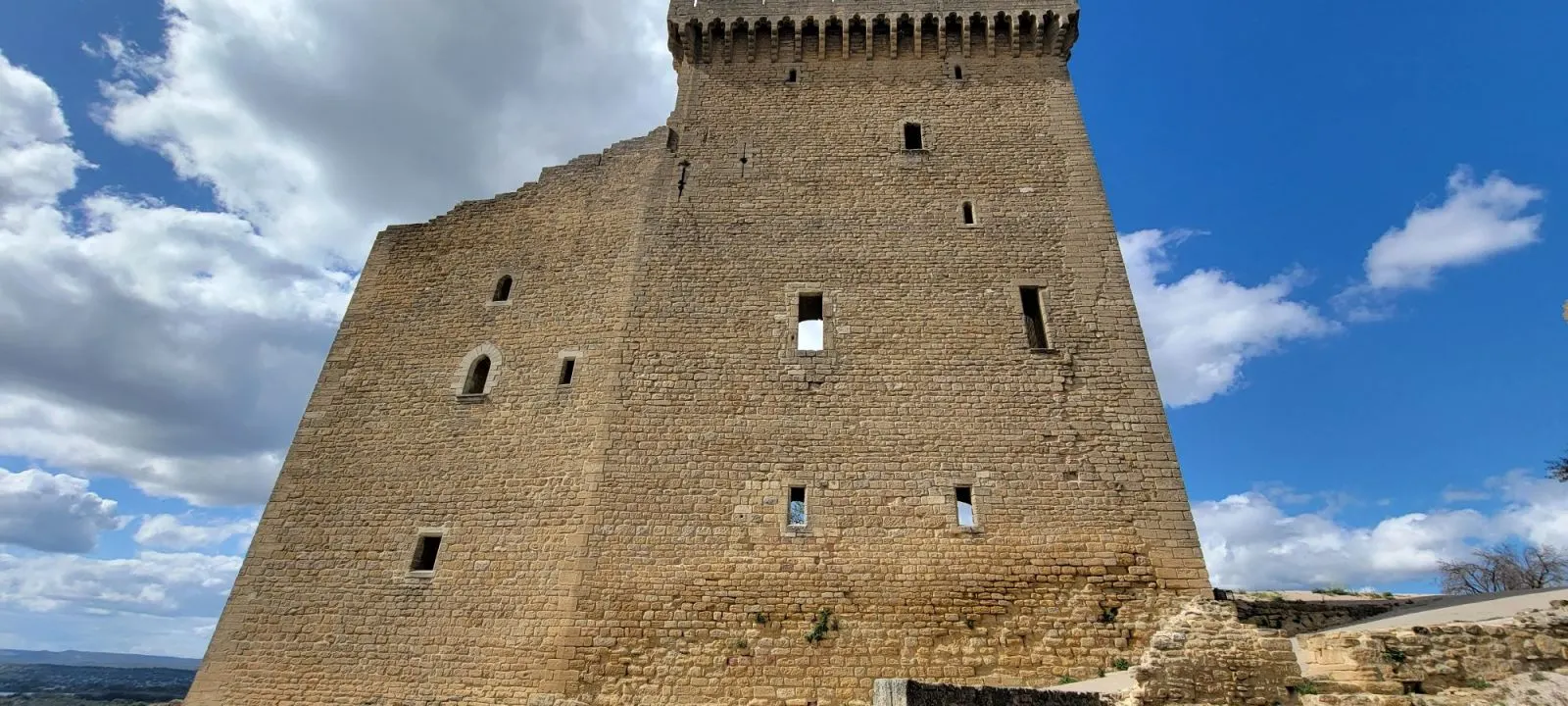 The famous Châteauneuf castle ruin